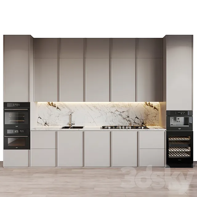 modern kitchen 47 3D Model