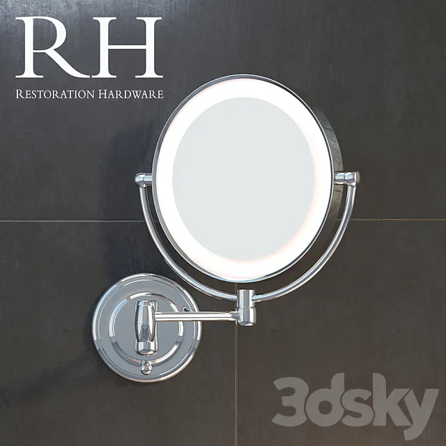 MODERN LIT EXTENSION MIRROR 3D Model MODERN LIT EXTENSION MIRROR 3D Model