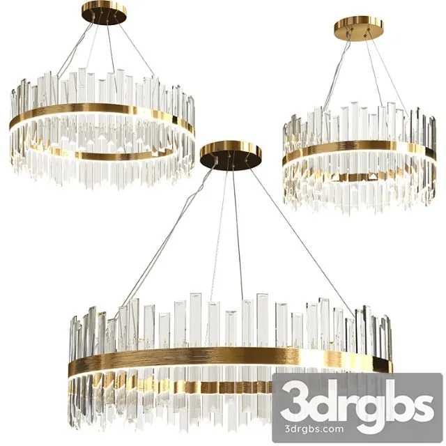 Modern Luxury Crystal Chandelier 3D Model Download