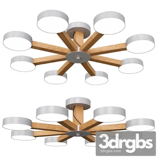 Modern Luxury Multi Stem Lamp Chandelier 3D Model Download