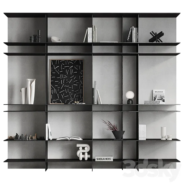 Modern metal rack 3D Model Free Download Modern metal rack 3D Model Free Download