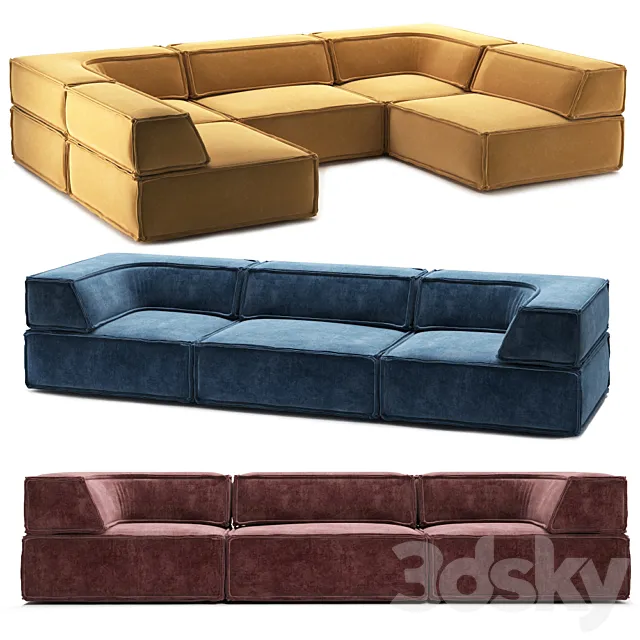 Modern moroccan sofa 3DModel Modern moroccan sofa 3DModel