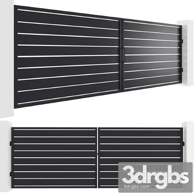 Modern ms main gate 2 3D Model Download Modern ms main gate 2 3D Model Download