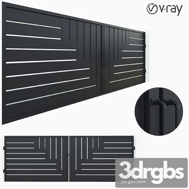 Modern ms main gate 3D Model Download Modern ms main gate 3D Model Download