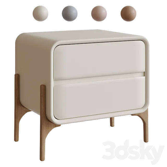 Modern Nightstand 3DModel Modern Nightstand 3DModel