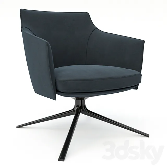 Modern Office Armchair 1 3D Model Modern Office Armchair 1 3D Model