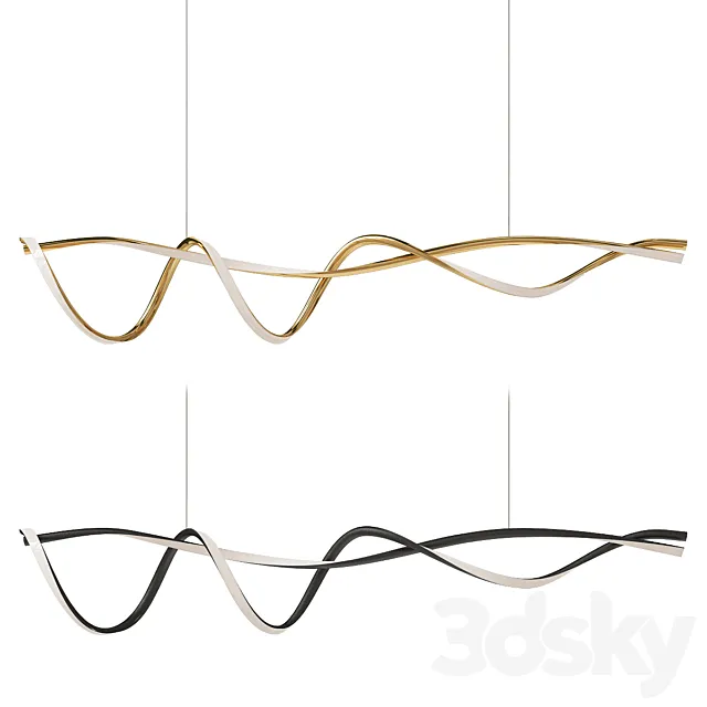 Modern Pendant Light 3D Model