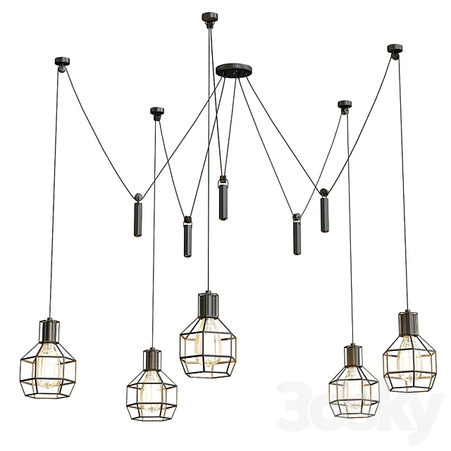 Modern Pendant Lighting 3DModel