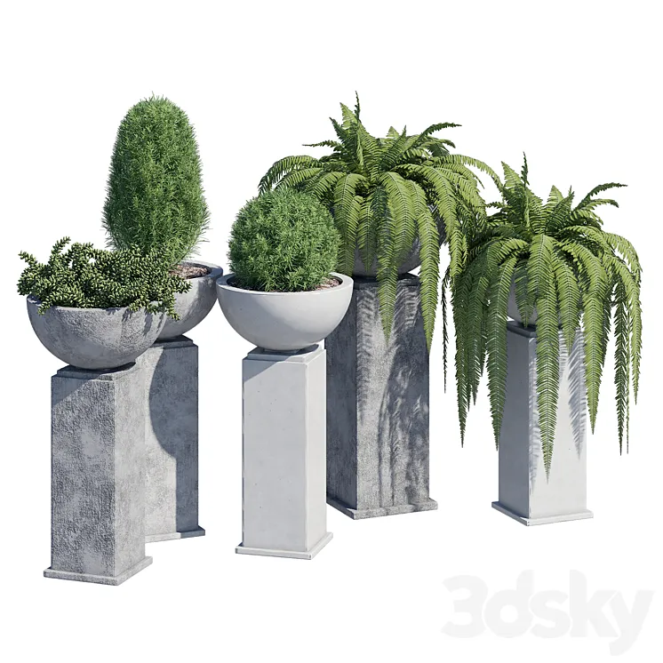 Modern planter 3D Model Free Download