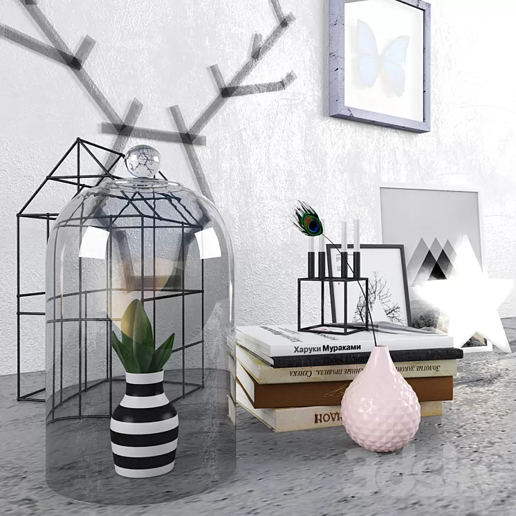 Modern Scandinavian design 3D Model