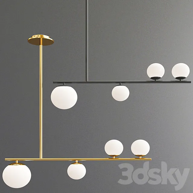 Modern Scandinavian Simple Pendant Light 3D Model Modern Scandinavian Simple Pendant Light 3D Model
