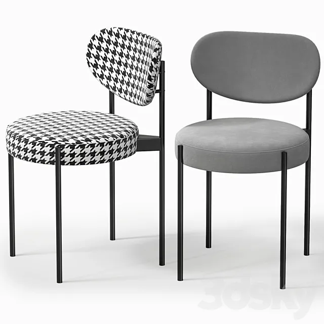 Modern simple chair 3D Model Modern simple chair 3D Model