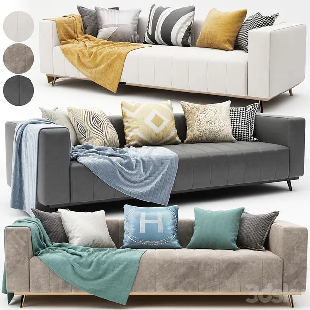 MODERN SOFA 02 3D Model MODERN SOFA 02 3D Model