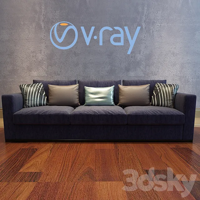 Modern Sofa 3D Model Modern Sofa 3D Model