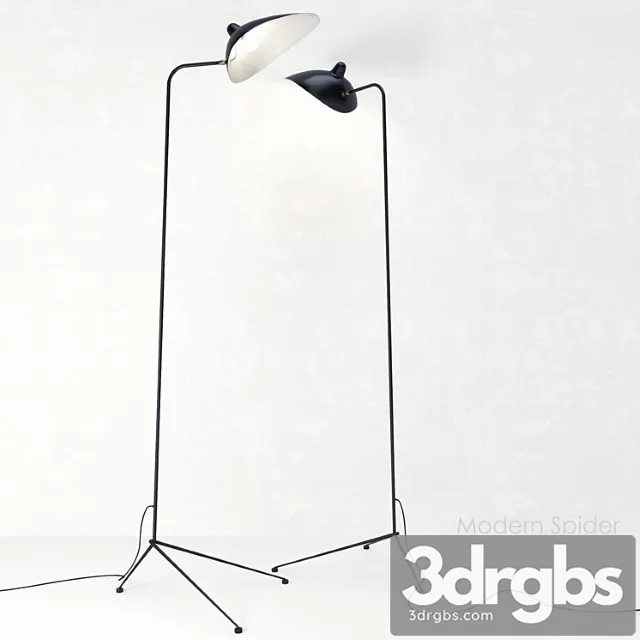 Modern Spider Floor Lamp 3D Model Download