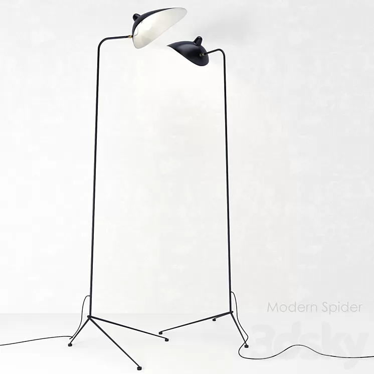 Modern Spider_floor lamp 3D Model