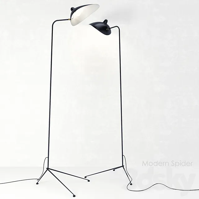 Modern Spider_floor lamp 3DModel Modern Spider_floor lamp 3DModel