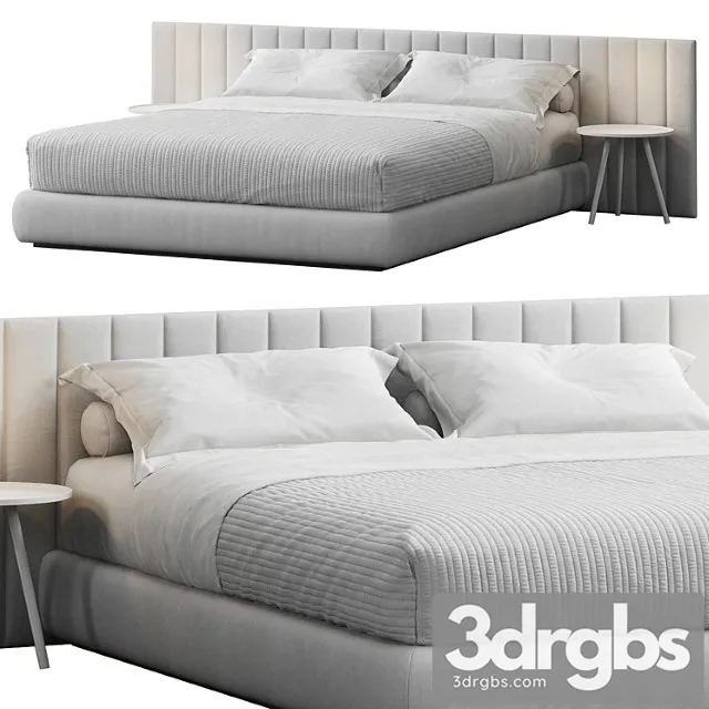 Modern striped headboard bed Modern striped headboard bed