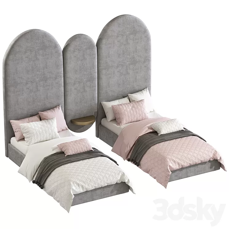 Modern style bed 250 3D Model Free Download Modern style bed 250 3D Model Free Download
