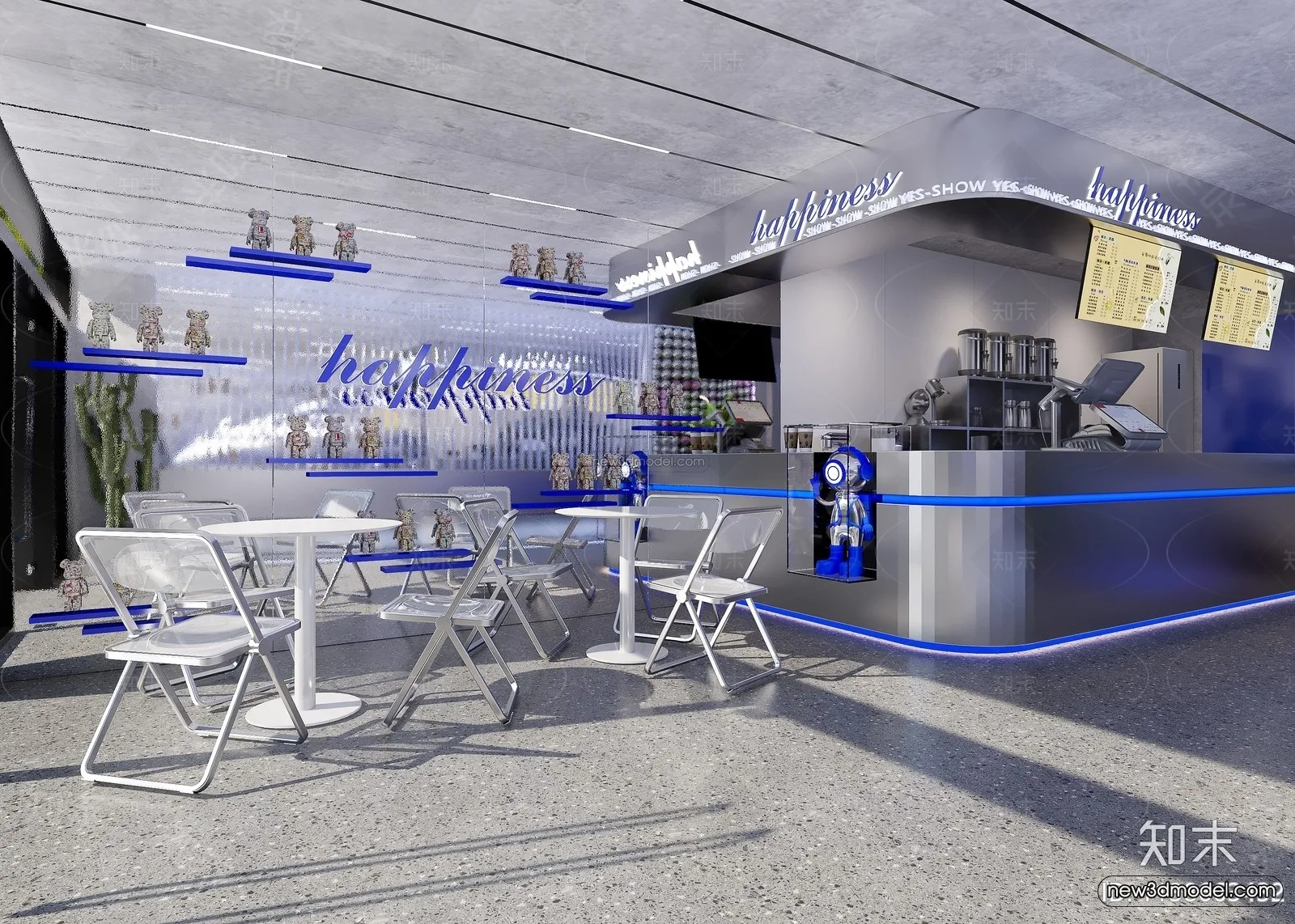 Modern Style Interior 3D Blocks and 3D Models – Coffee Shop 3D Scene – 816 – CORONA Modern Style Interior 3D Blocks and 3D Models – Coffee Shop 3D Scene – 816 – CORONA