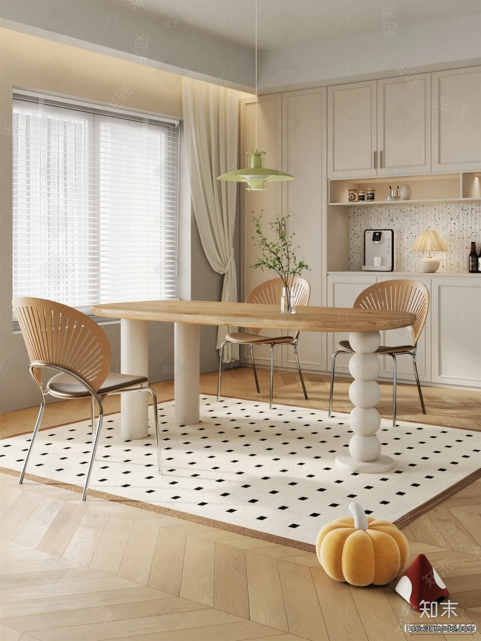 Modern Style Interior 3D Blocks and 3D Models – Dining Room 3D Scene – 607 – CORONA Modern Style Interior 3D Blocks and 3D Models – Dining Room 3D Scene – 607 – CORONA