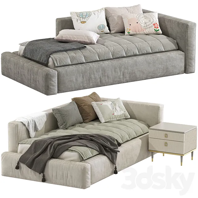 Modern style sofa bed 248 3D Model Modern style sofa bed 248 3D Model