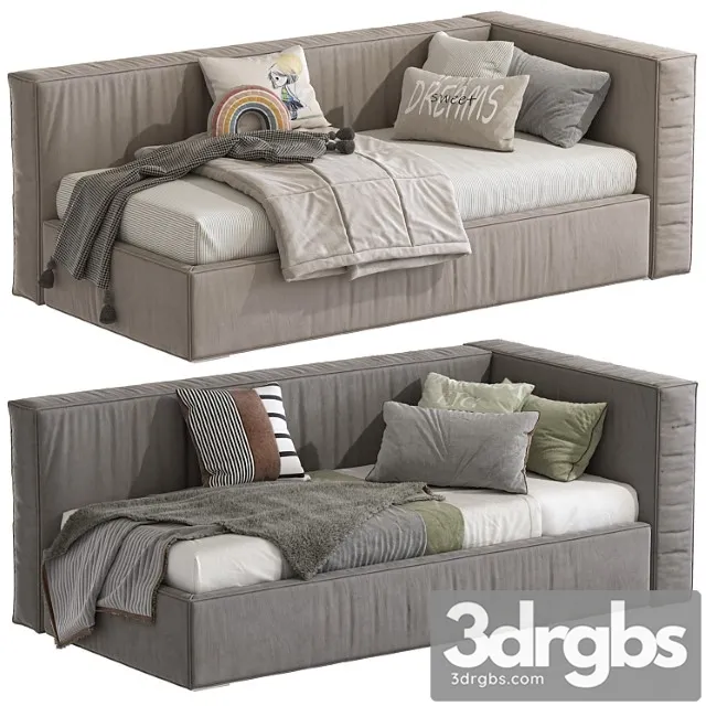 Modern Style Sofa Bed 281 3D Model Download