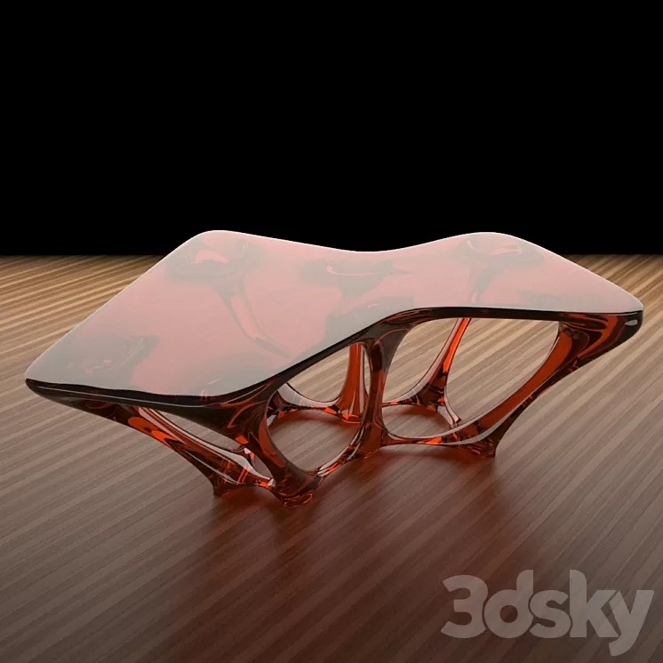 Modern Table 3D Model Modern Table 3D Model