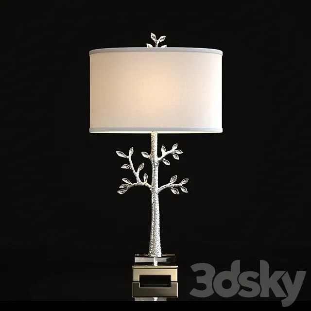 Modern tree table lamp 3DModel Modern tree table lamp 3DModel