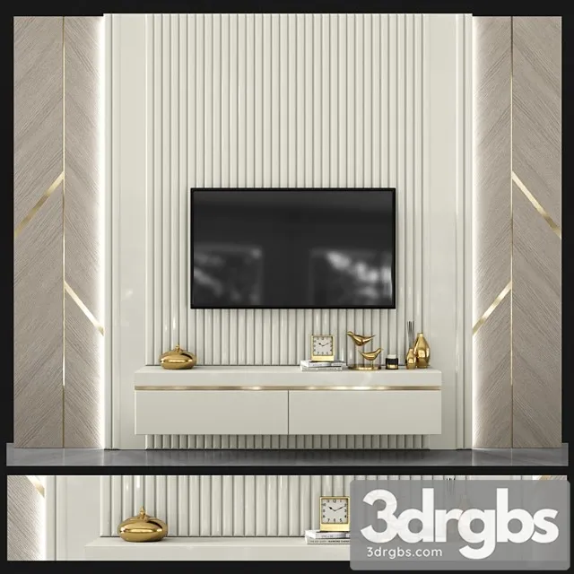 Modern Tv Shelf Set15 1 3D Model Download Modern Tv Shelf Set15 1 3D Model Download