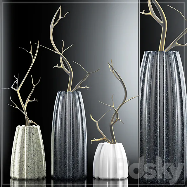 MODERN VASES 1 3DModel