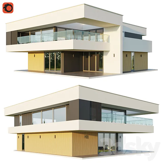 Modern Villa_6 3D Model
