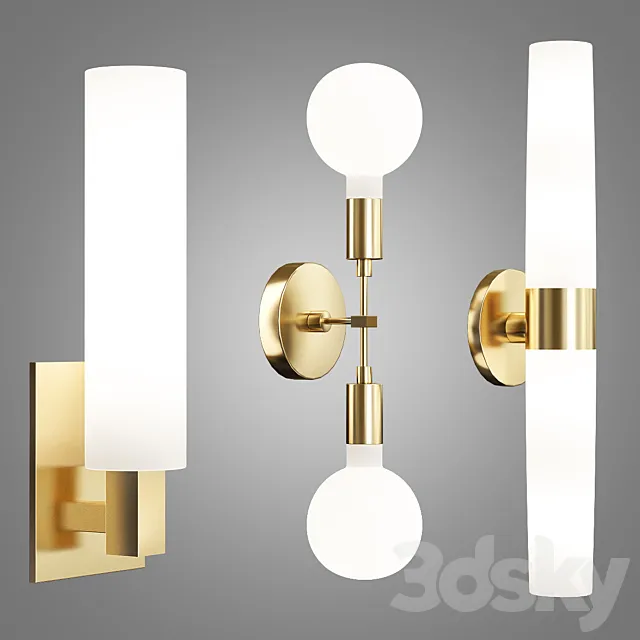 Modern wall lamp 3DModel Modern wall lamp 3DModel
