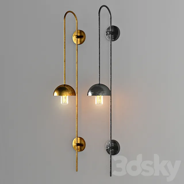 Modern Wall Light 3D Model
