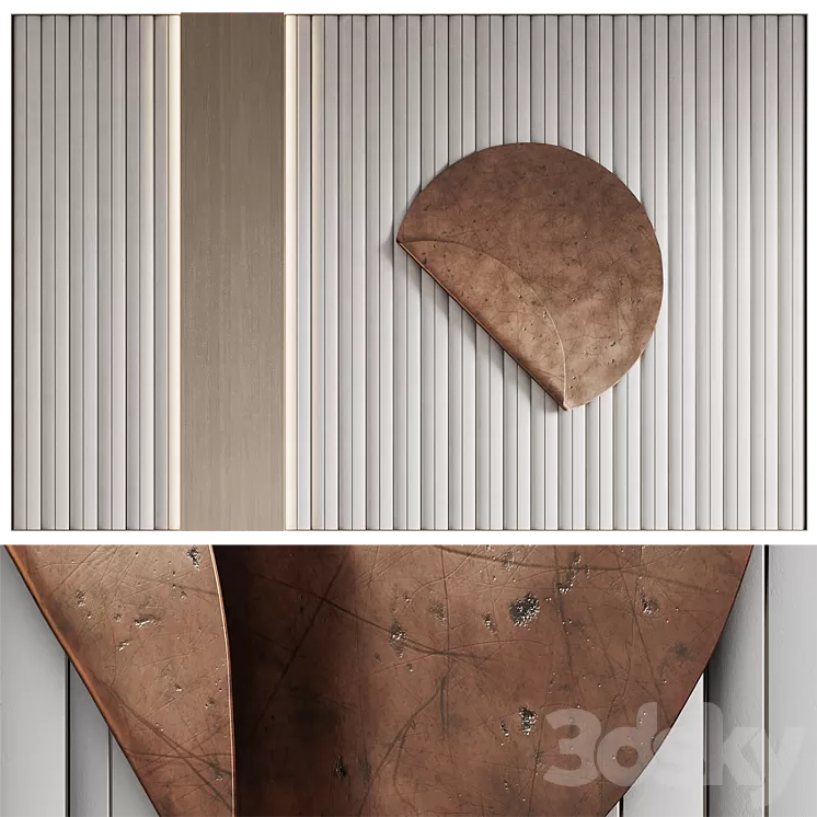 Modern Wall Panels 3D Model Modern Wall Panels 3D Model