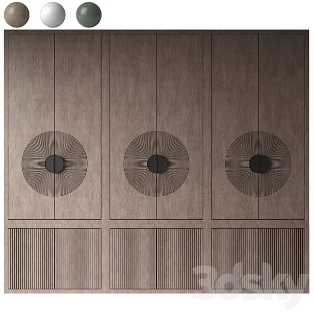 Modern wardrobe 26 3D Model Modern wardrobe 26 3D Model