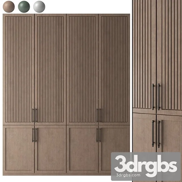 Modern Wardrobe 27 3D Model Download