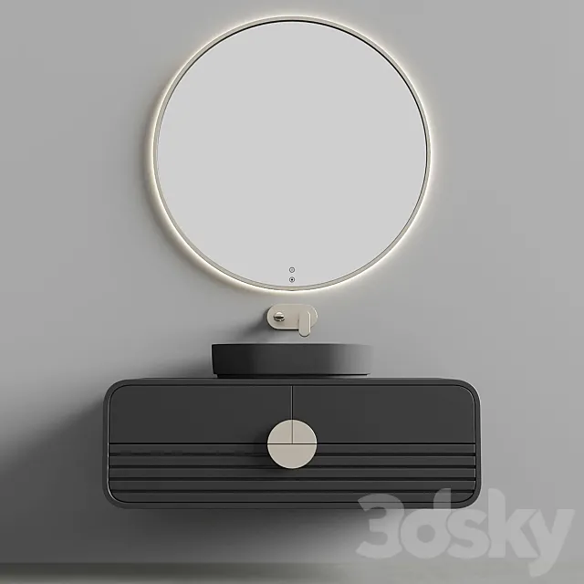 Modern washbasin 3D Model Modern washbasin 3D Model