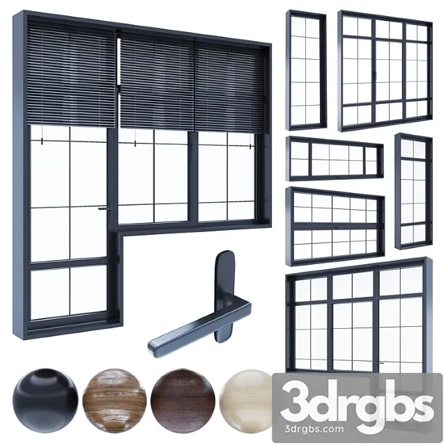 Modern Windows 3 3D Model Download