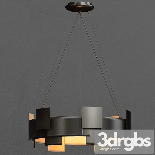 Moderne Chandelier Pendant Led Olde Bronze 3D Model Download