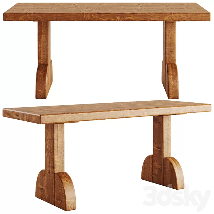 Modernity Table Sandhamn designed by Axel Einar Hjorth 3D Model Modernity Table Sandhamn designed by Axel Einar Hjorth 3D Model