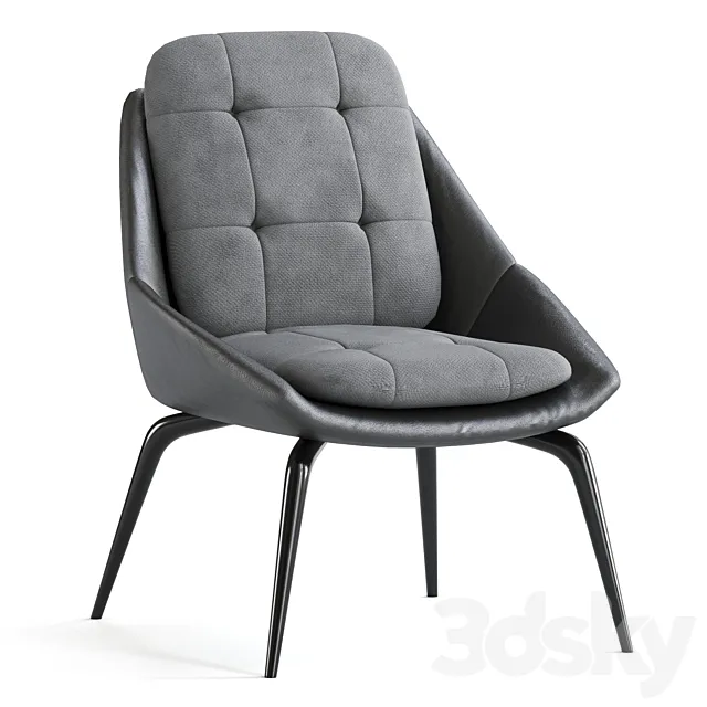 Modloft Columbus Lounge Chair 3DModel