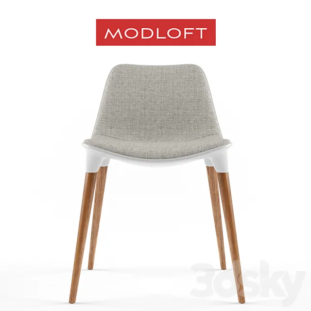 modloft langham dining chair 3DModel