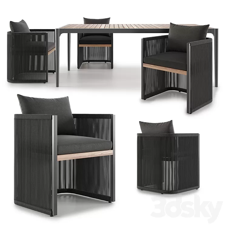 Modloft_Clifton_Chair 3D Model Free Download