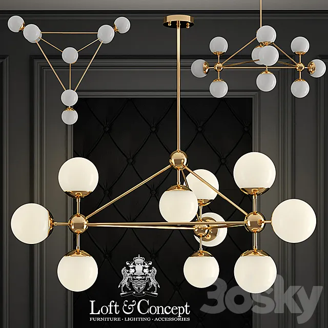 Modo Chandelier Gold Chandelier 10 3DModel Modo Chandelier Gold Chandelier 10 3DModel