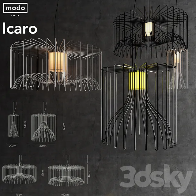 Modo Luce – Icaro 3D Model Modo Luce – Icaro 3D Model