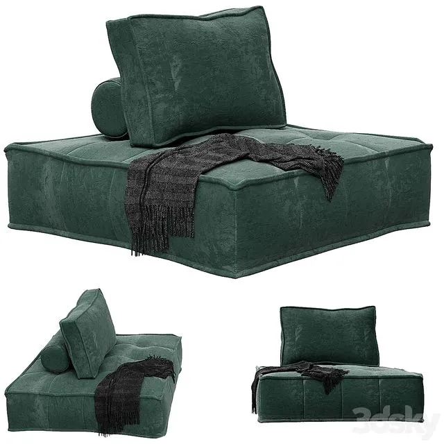 Modool sofa britton 3D Model Modool sofa britton 3D Model