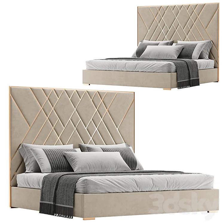 Modrest Eldora Bed 3D Model Free Download