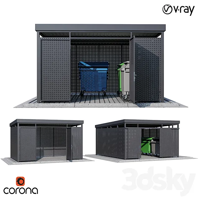 Modular boxes SET2 3DModel