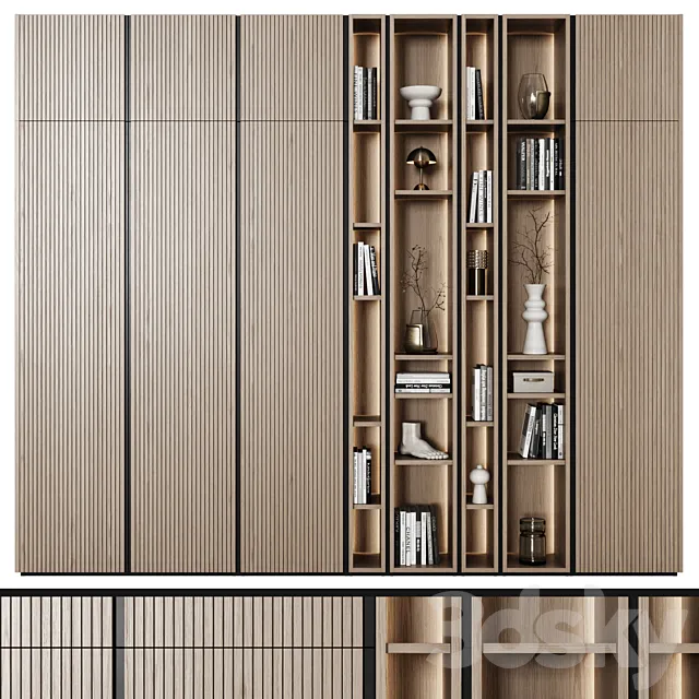 Modular cabinets in modern style 70 3D Model Modular cabinets in modern style 70 3D Model